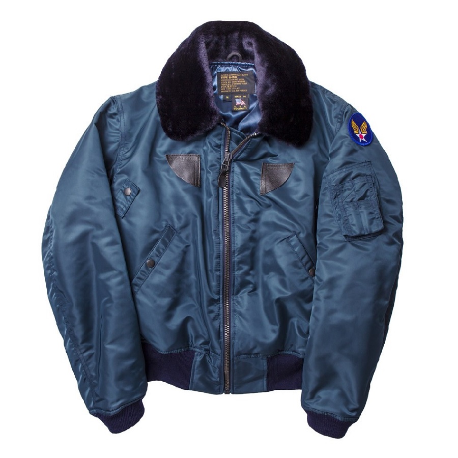 Cockpit® USA Nylon 1943 Repro B-15 Bomber Jacket - US Wings