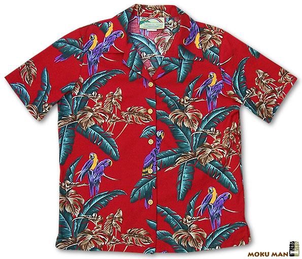 Women's Jungle Bird Aloha Shirt - US Wings