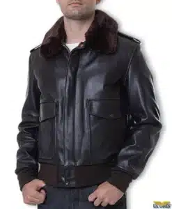 Schott® Cowhide Leather Flight Jacket w/zip-out Liner