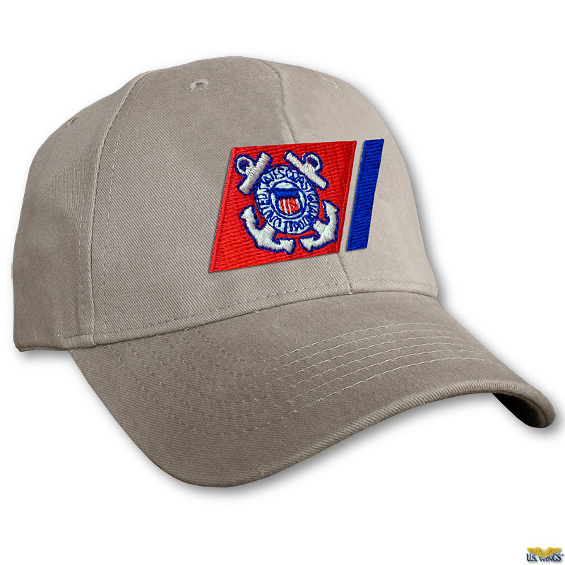 US Coast Guard Logo Cap (Khaki) - US Wings