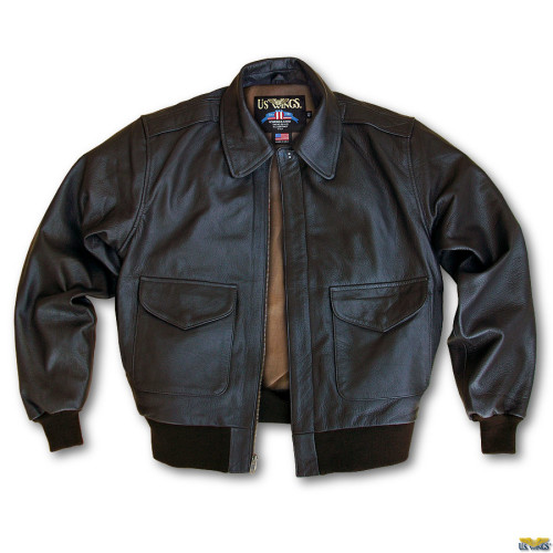 Goatskin Leather Bomber Jacket