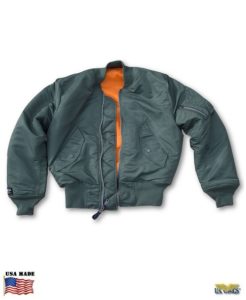 US Made USAF MA-1 Flight Jacket - US Wings