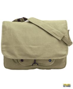 Vintage Canvas Messenger Bag - US Wings