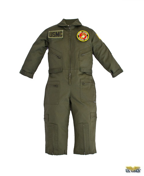 Kids Military Flight Suit - US Wings