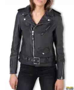 Schott® Women's Vintage Cowhide Leather Motorcycle Jacket