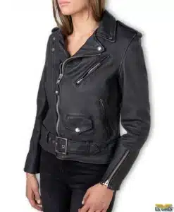 Schott® Women's Vintage Cowhide Leather Motorcycle Jacket