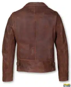 Schott® Heavyweight Oiled Nubuck Leather Biker Jacket