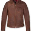 Schott® Heavyweight Oiled Nubuck Leather Biker Jacket