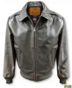 Cooper Original™ Fonzie-style Antique Bison Leather Jacket