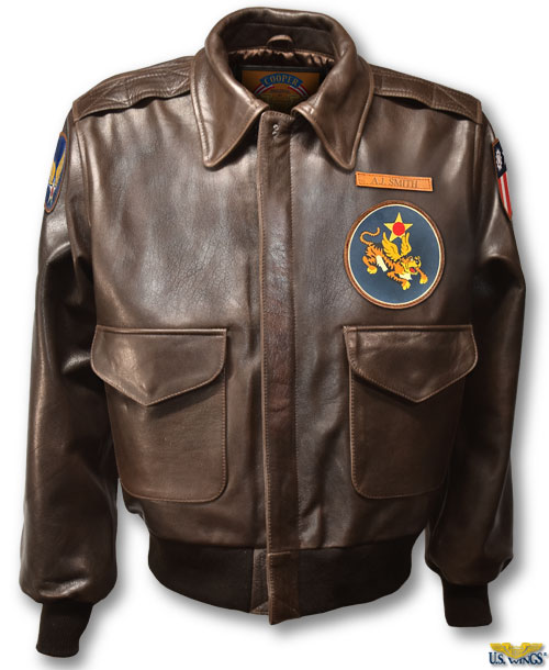 Leather Blouson With Tiger Patches - Ready-to-Wear