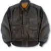 Antique Cape Buffalo A-2 Leather Jacket