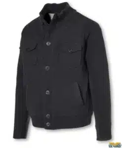 Schott® Men's Wool Blend Military Sweater Jacket