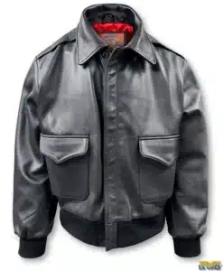 Cooper Original™ "Ace" A-2 Black Bomber Leather Jacket