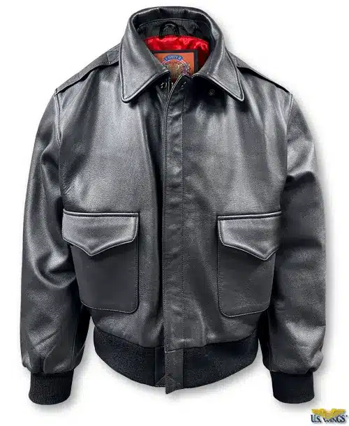 Cooper Original Ace A 2 Black Bomber Leather Jacket