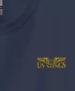 US Wings Embroidered Logo T-Shirt USWLTSN